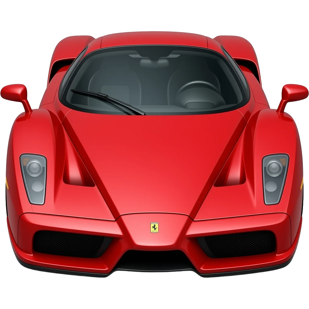 red ferrari enzo , hyper real, highly detailed emoji