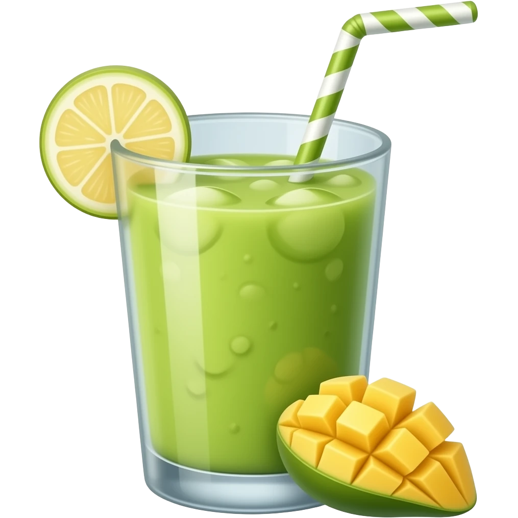 Mango matcha emoji