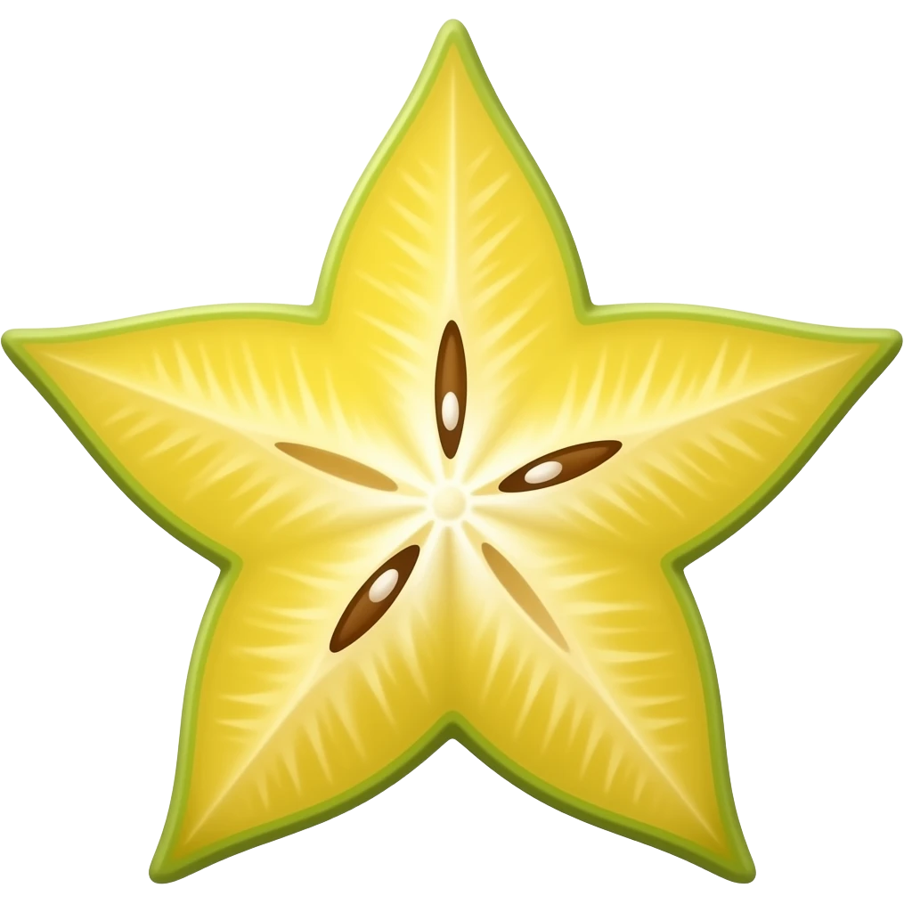 Starfruit emoji