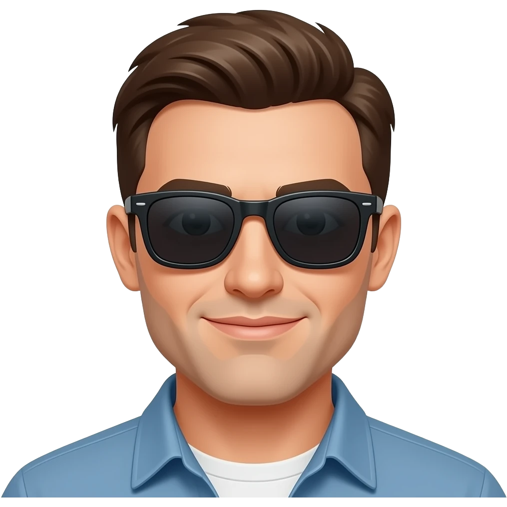 men wearing sunglasses emoji