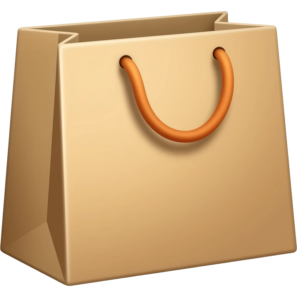 Sacola de compras emoji