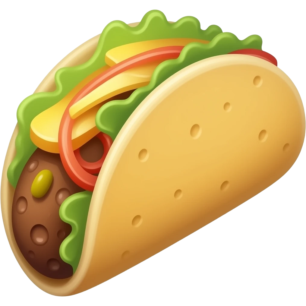 Salmon taco emoji