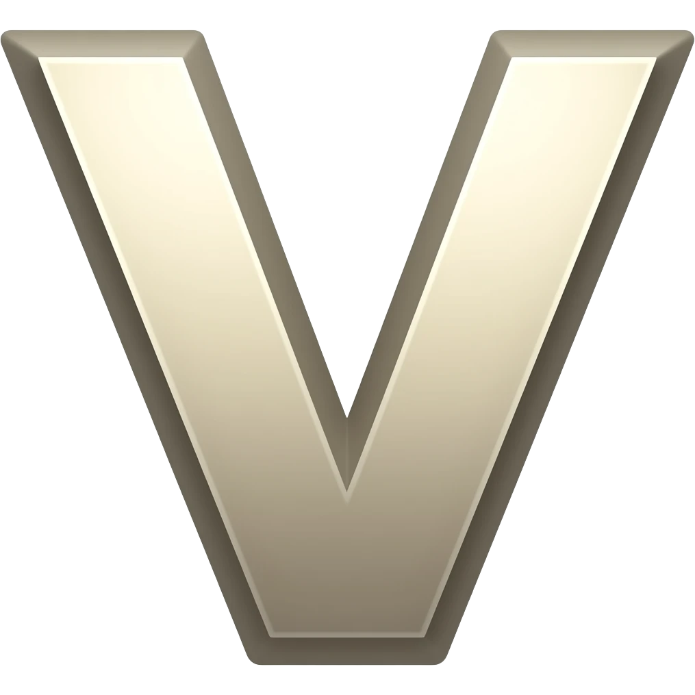 V emoji