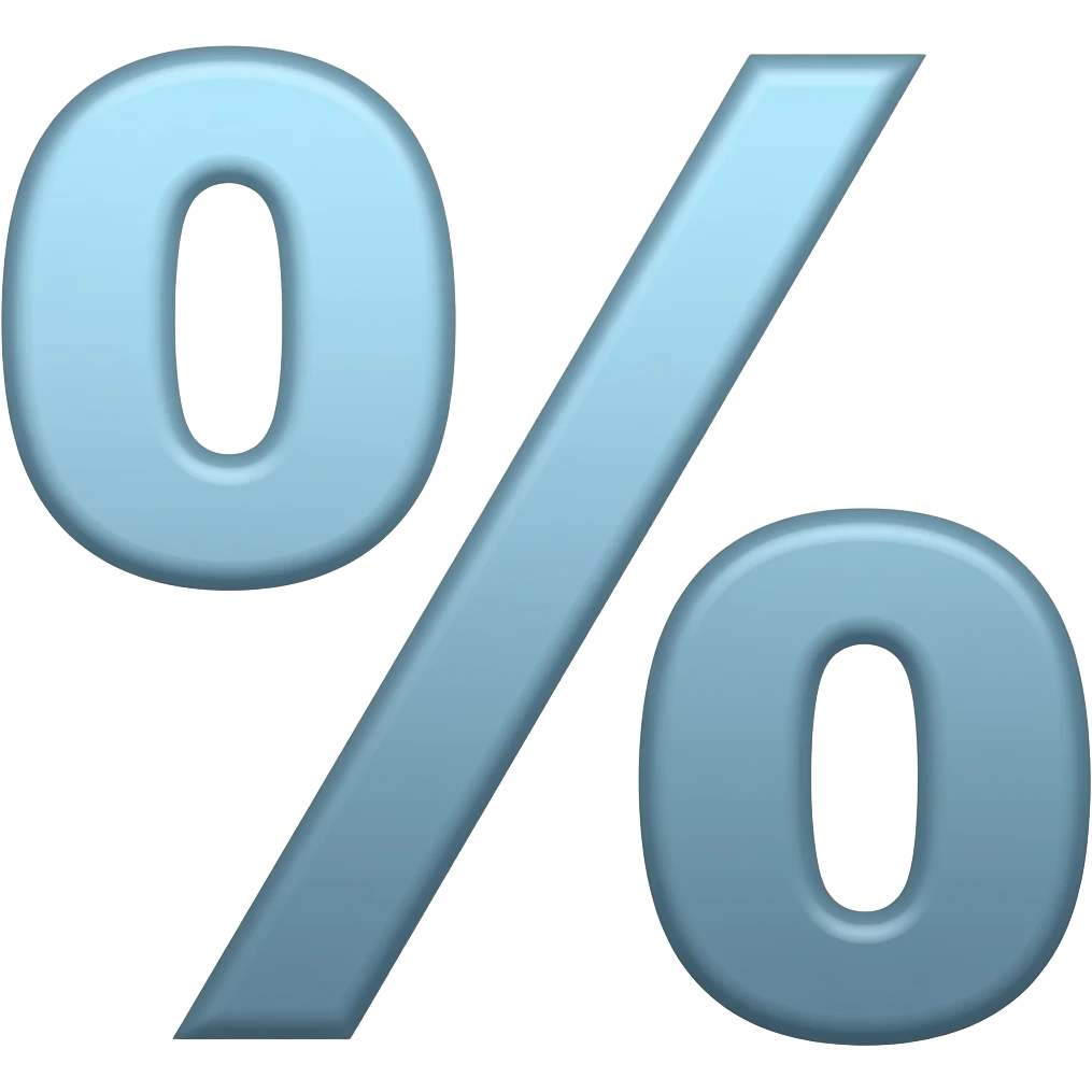% emoji