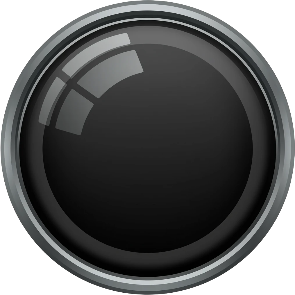 Black circle emoji