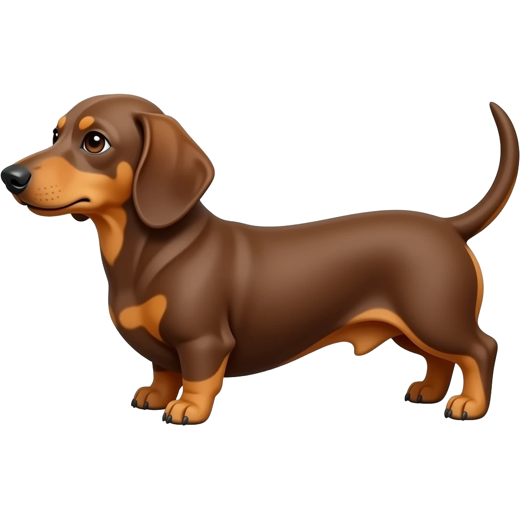 Perro salchicha emoji