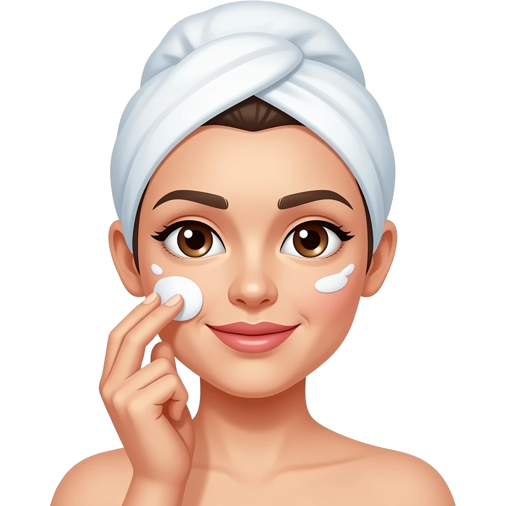 피부 관리 emoji