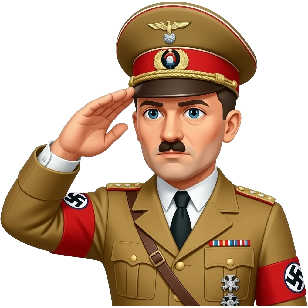 hitler Saludando  Que el ejercito estuviera adelante emoji