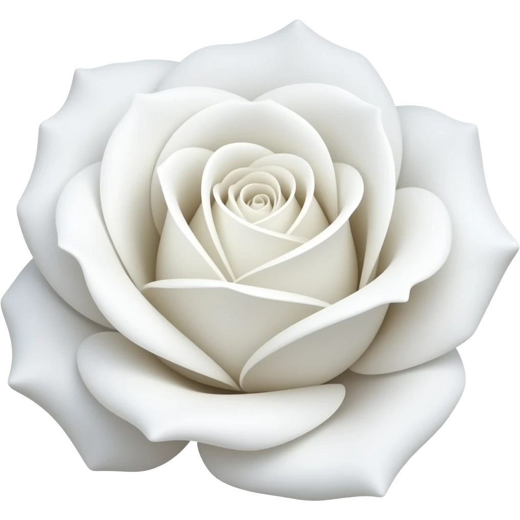 White rose emoji
