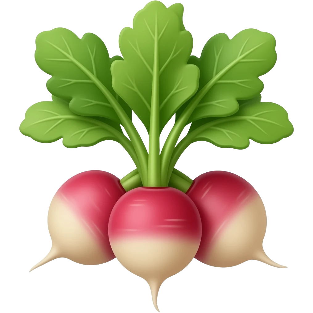 radish emoji