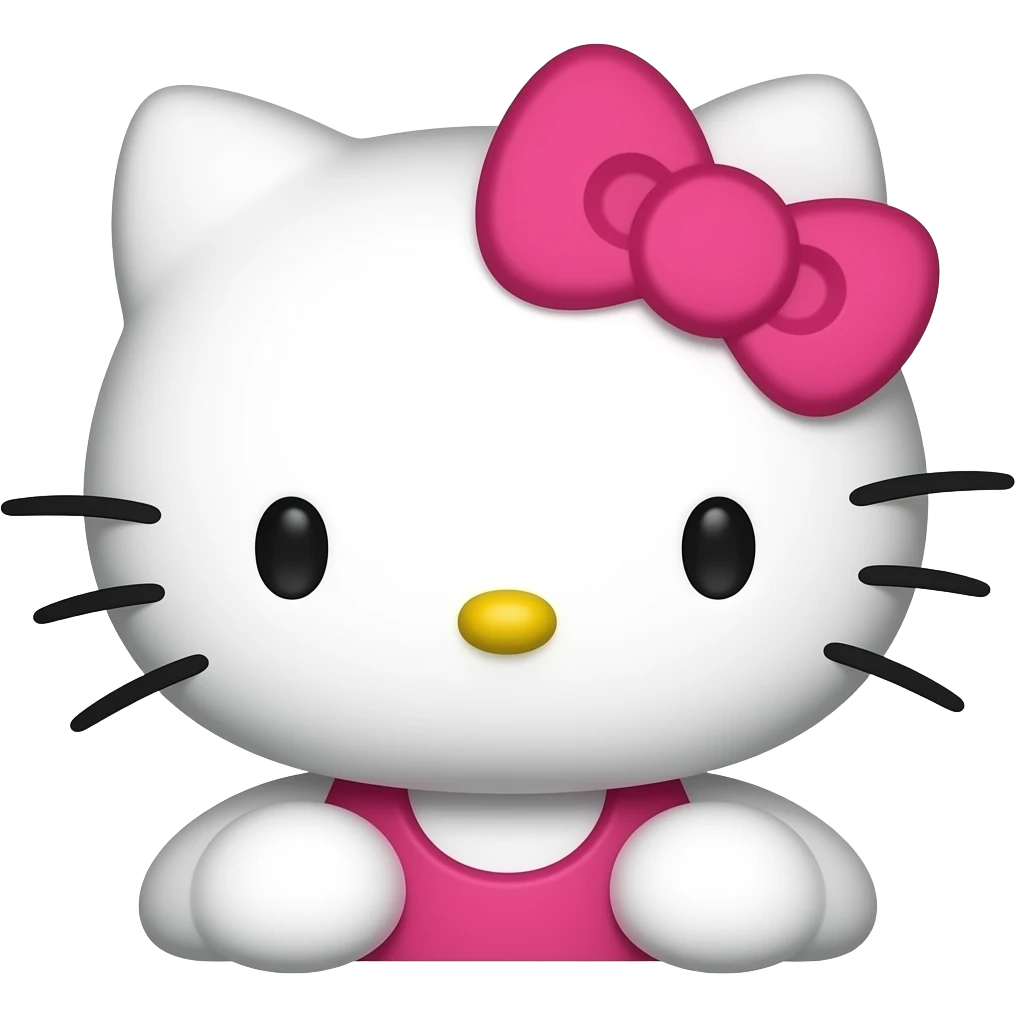 Hello kitty emoji