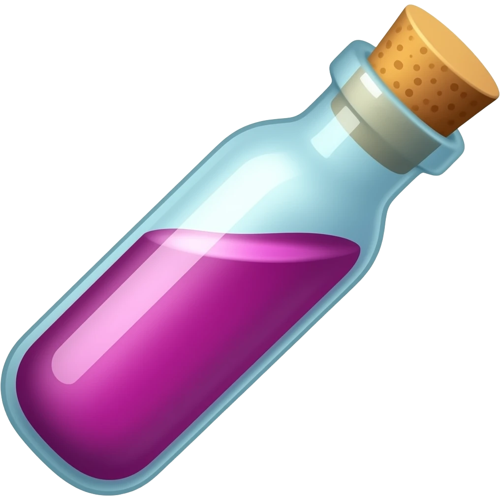 tube shaped potion emoji