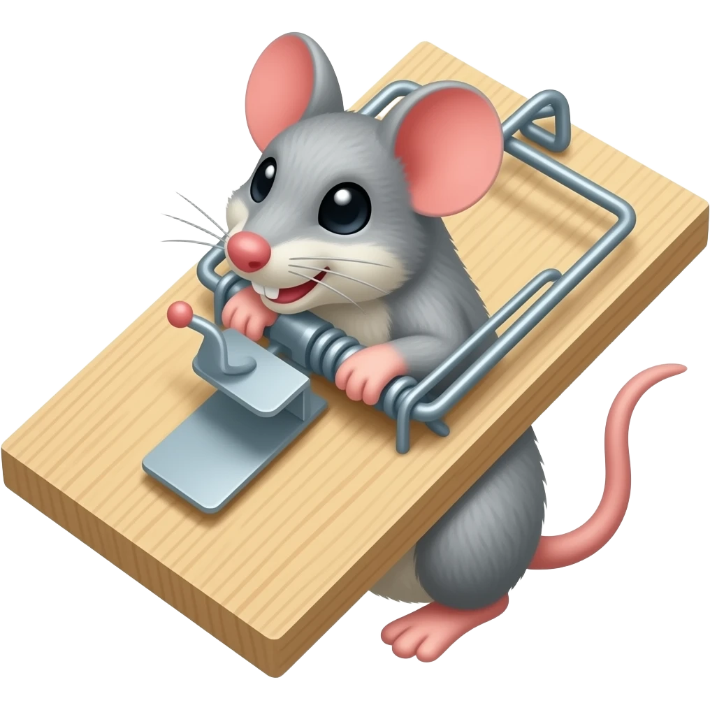 Mousetrap emoji
