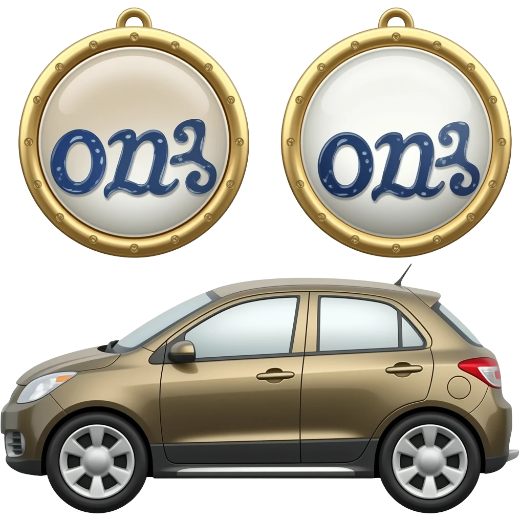 car charms emoji
