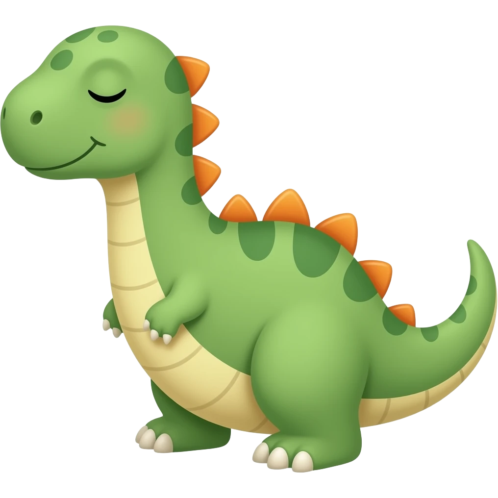 dinosaur sleepy 😴😴 emoji
