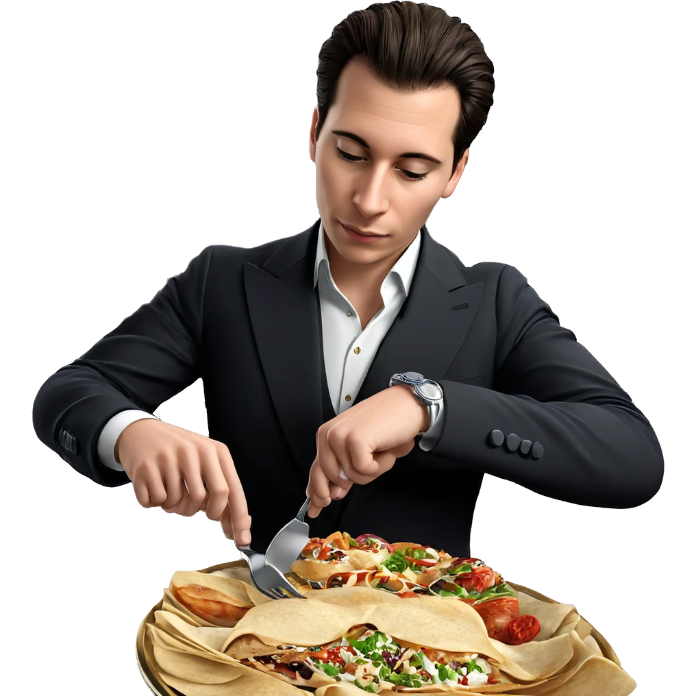 dining in formal attire emoji