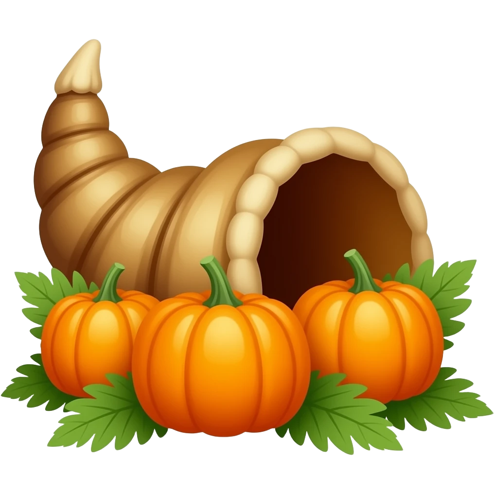 thanksgiving cornucopia emoji