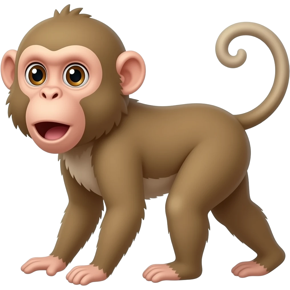 Macaque langure emoji