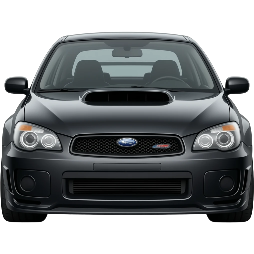 WRX sti 2003 all black emoji