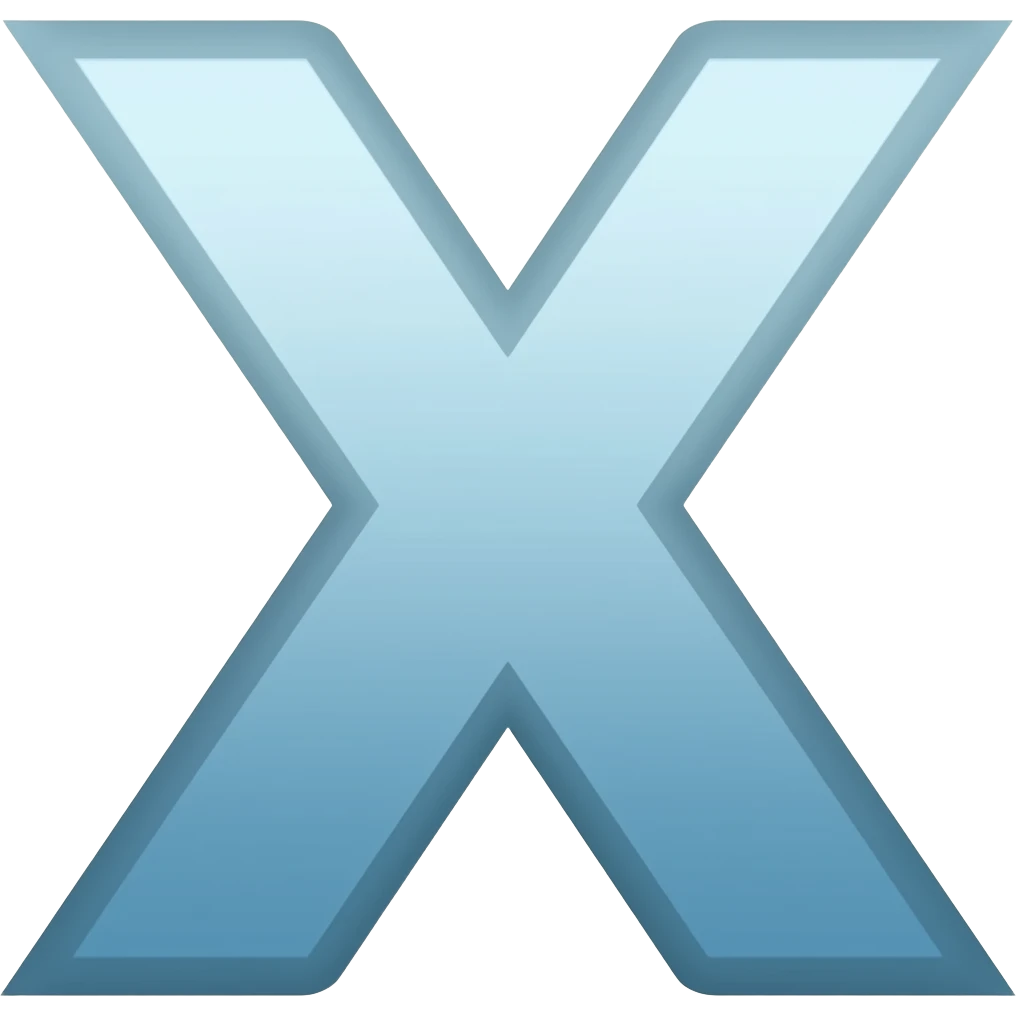 x emoji