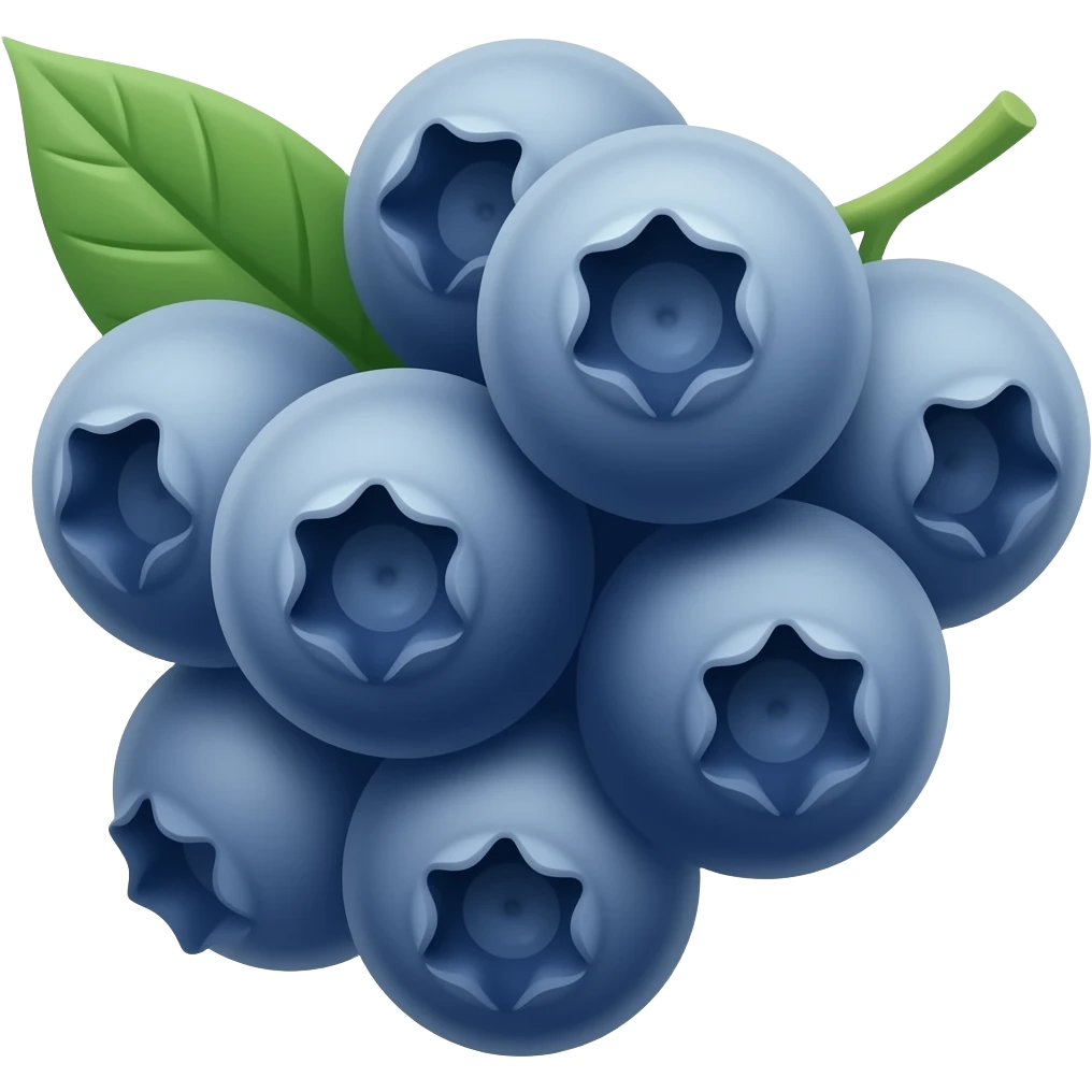 blue berrys emoji
