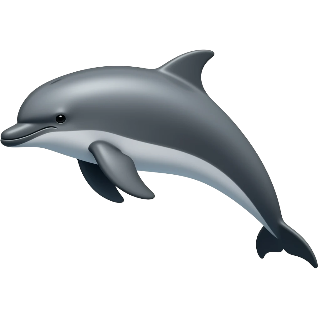 Common dolphin emoji
