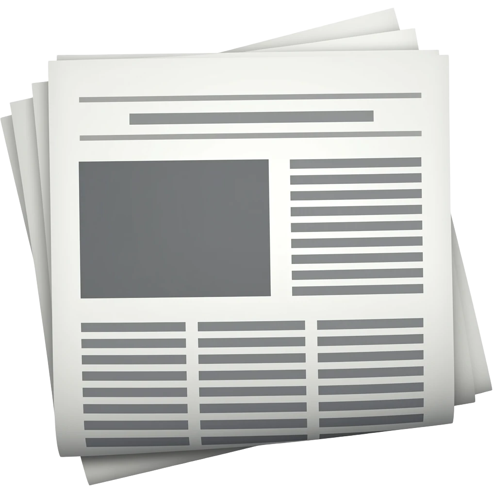 newspaper without text emoji