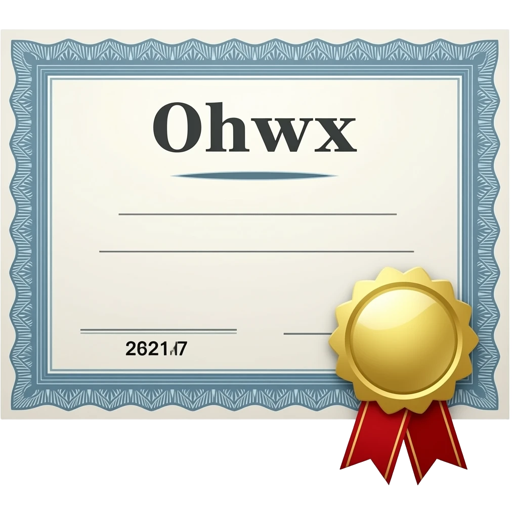 Certification emoji