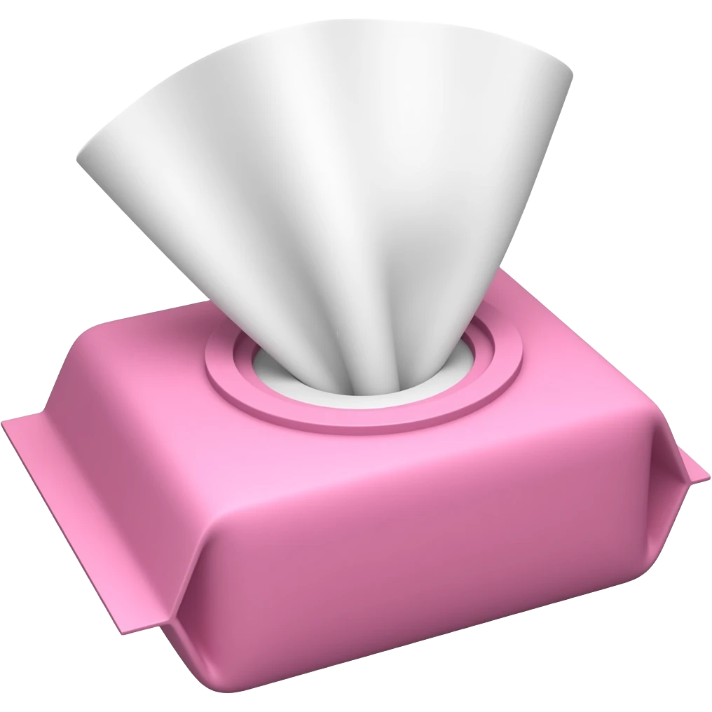 pink wipes emoji