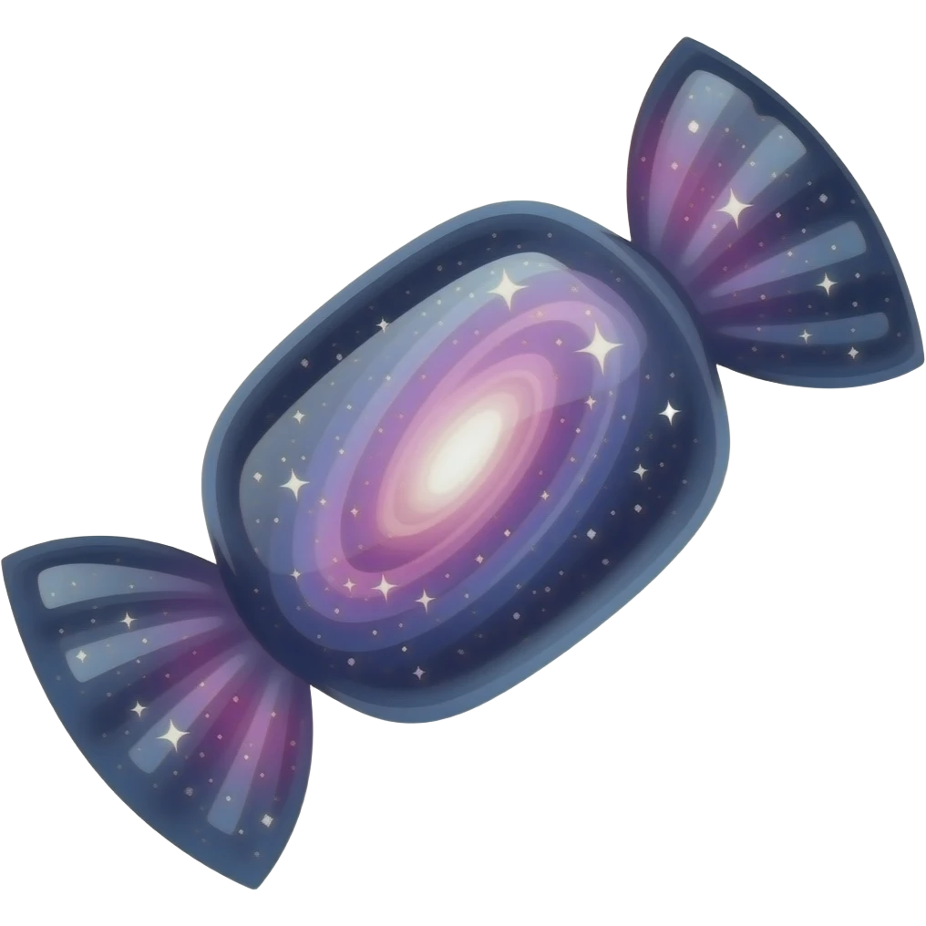 Galaxy candy emoji