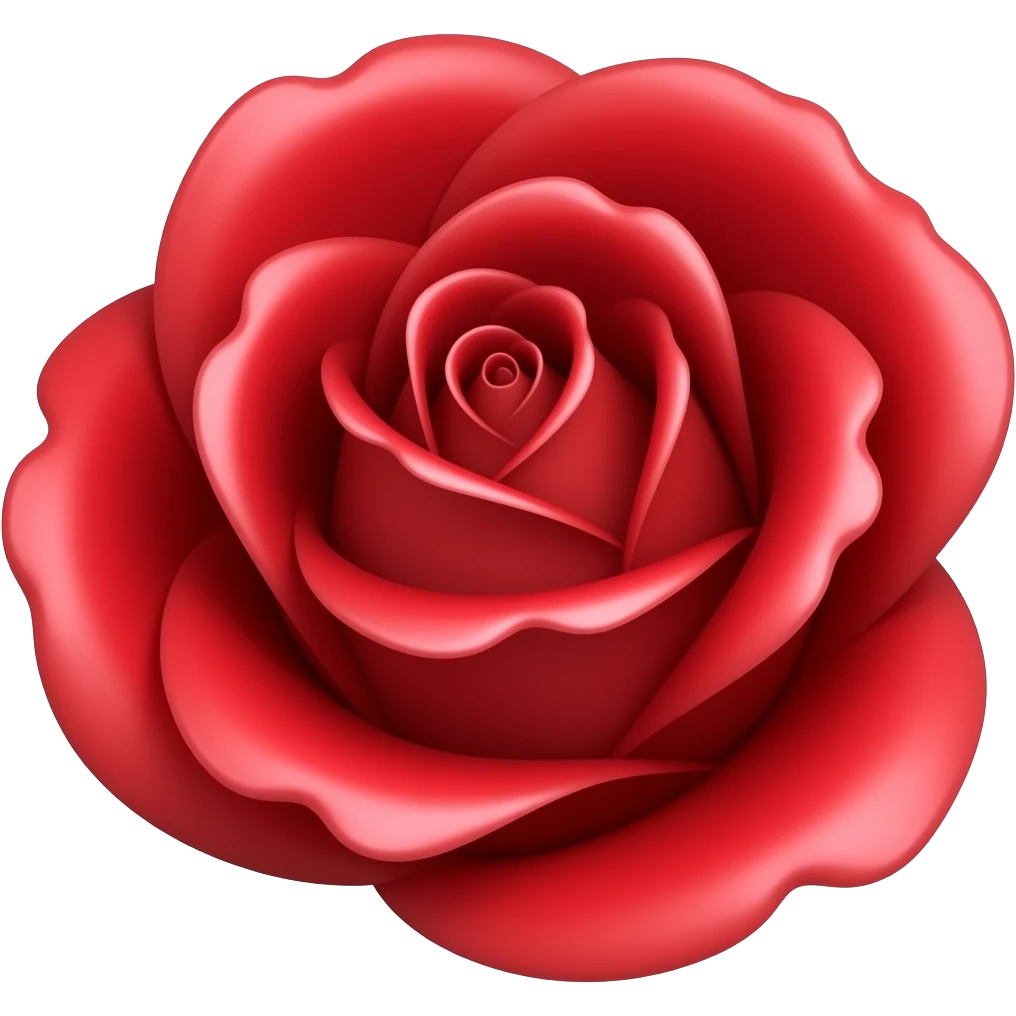 a red rose emoji