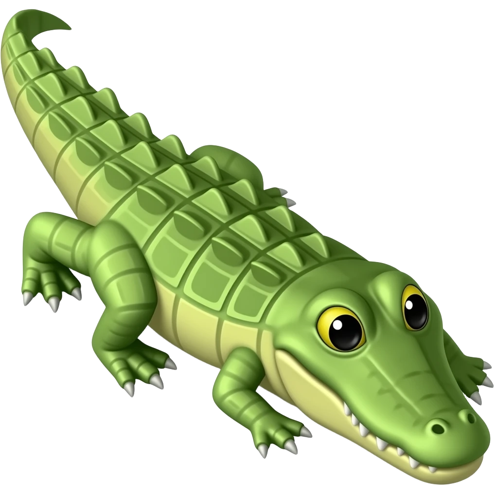 🐊”>|<“ emoji