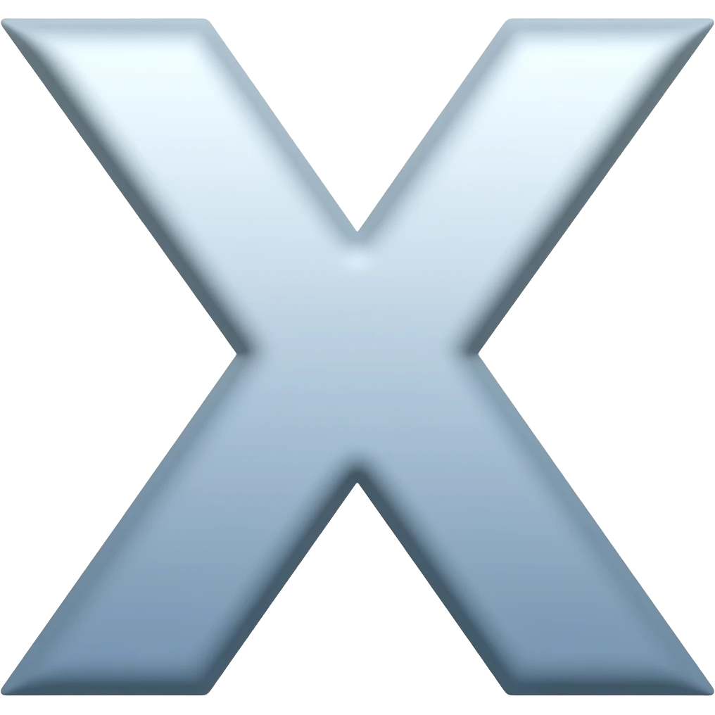 x emoji