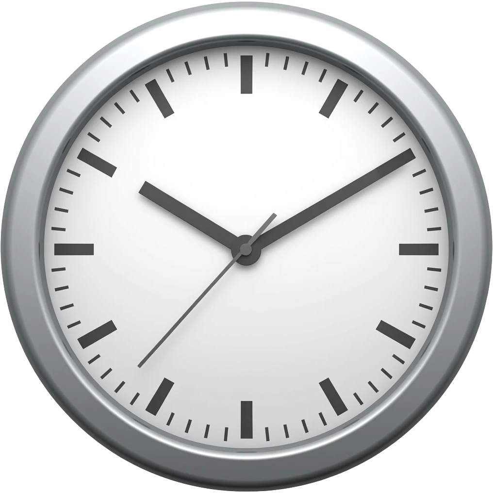 The clock emoji