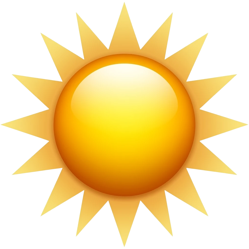 Sun emoji
