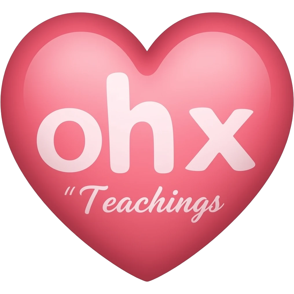 writing on a heart teachings emoji
