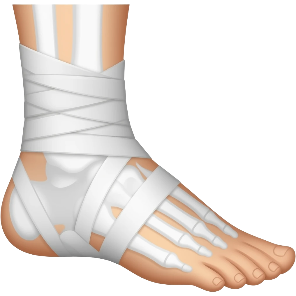 Sprained ankle emoji