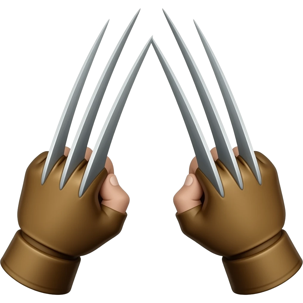 Wolverine claws emoji