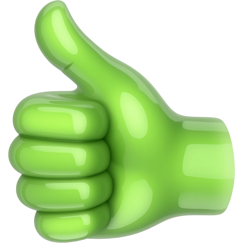 Pouce vert emoji