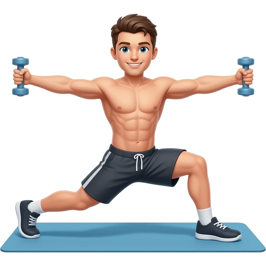 hombre ejercicio emoji