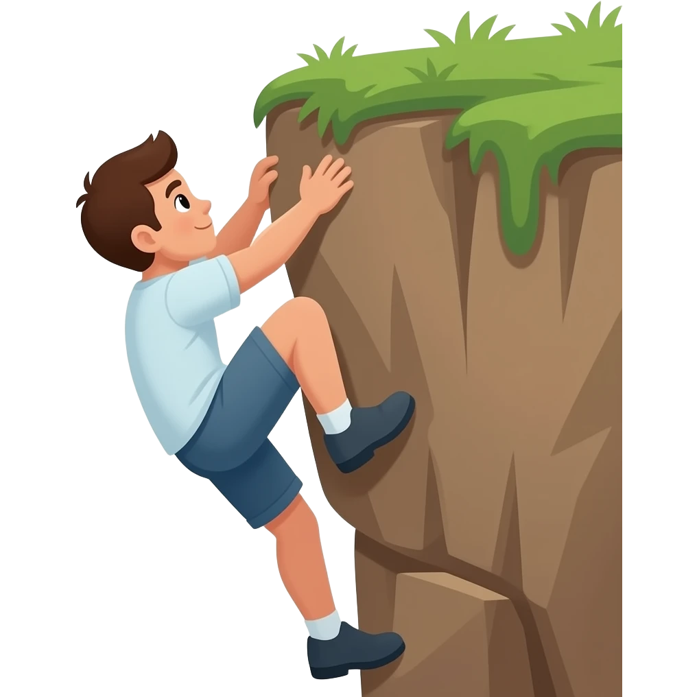 climbing emoji