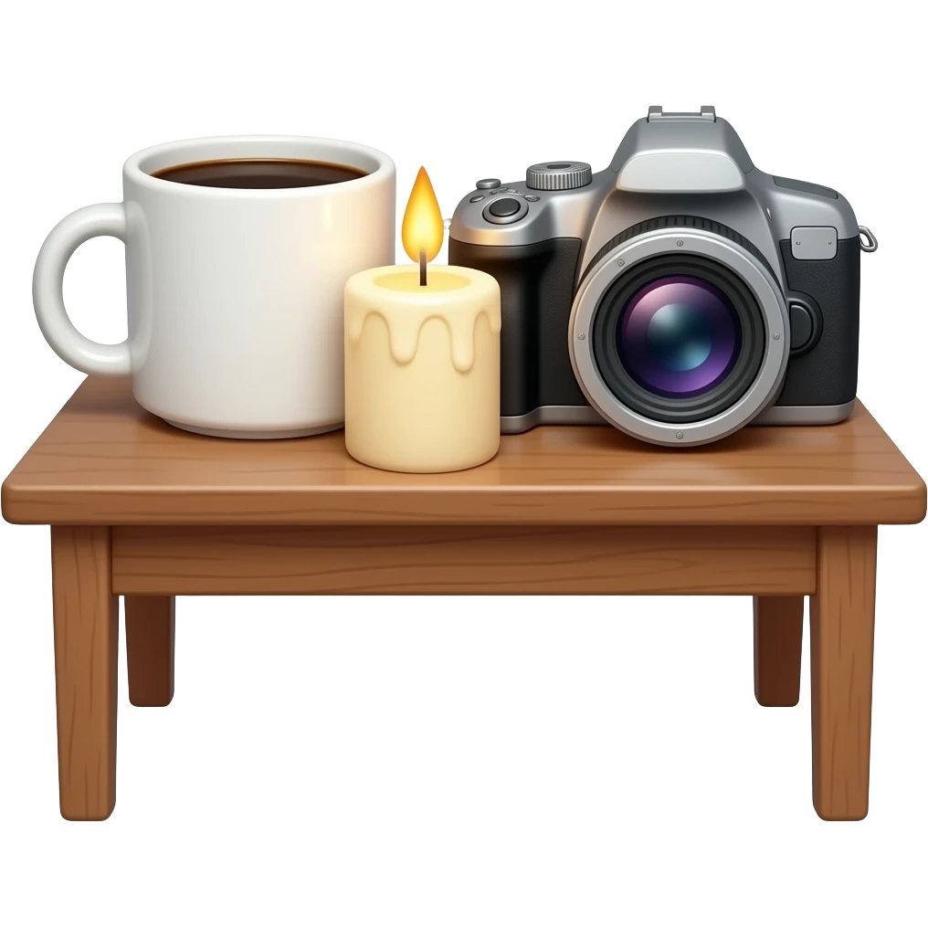 🕯📸☕️ emoji