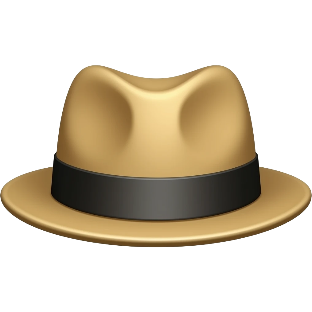 Hat on emoji