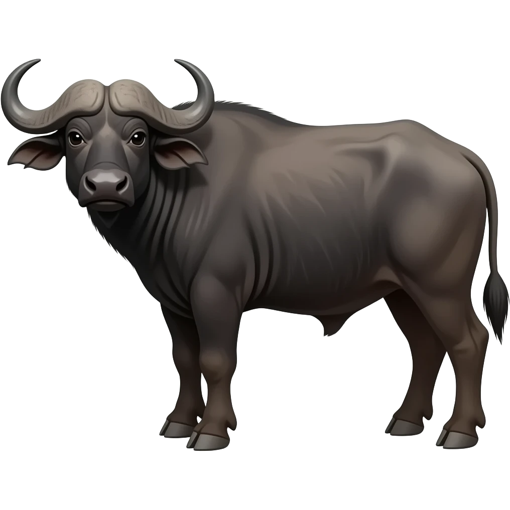 Cape buffalo emoji