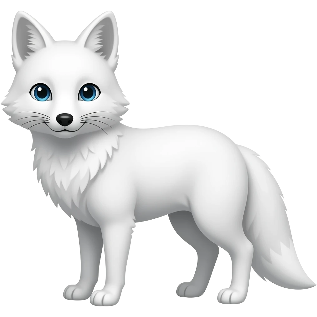 white fox emoji