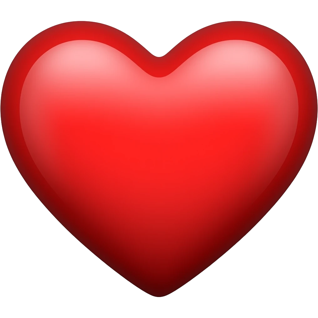 Popular heart emoji