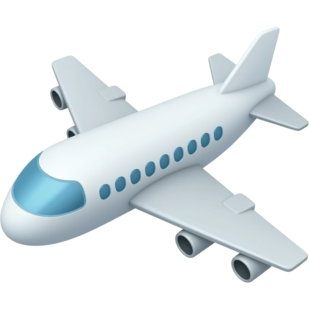 Plane emoji