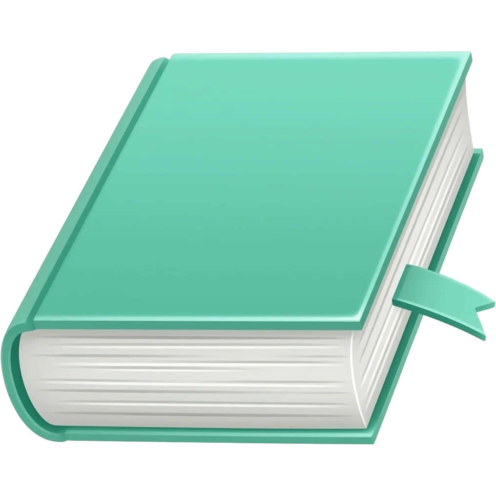 mint green books emoji