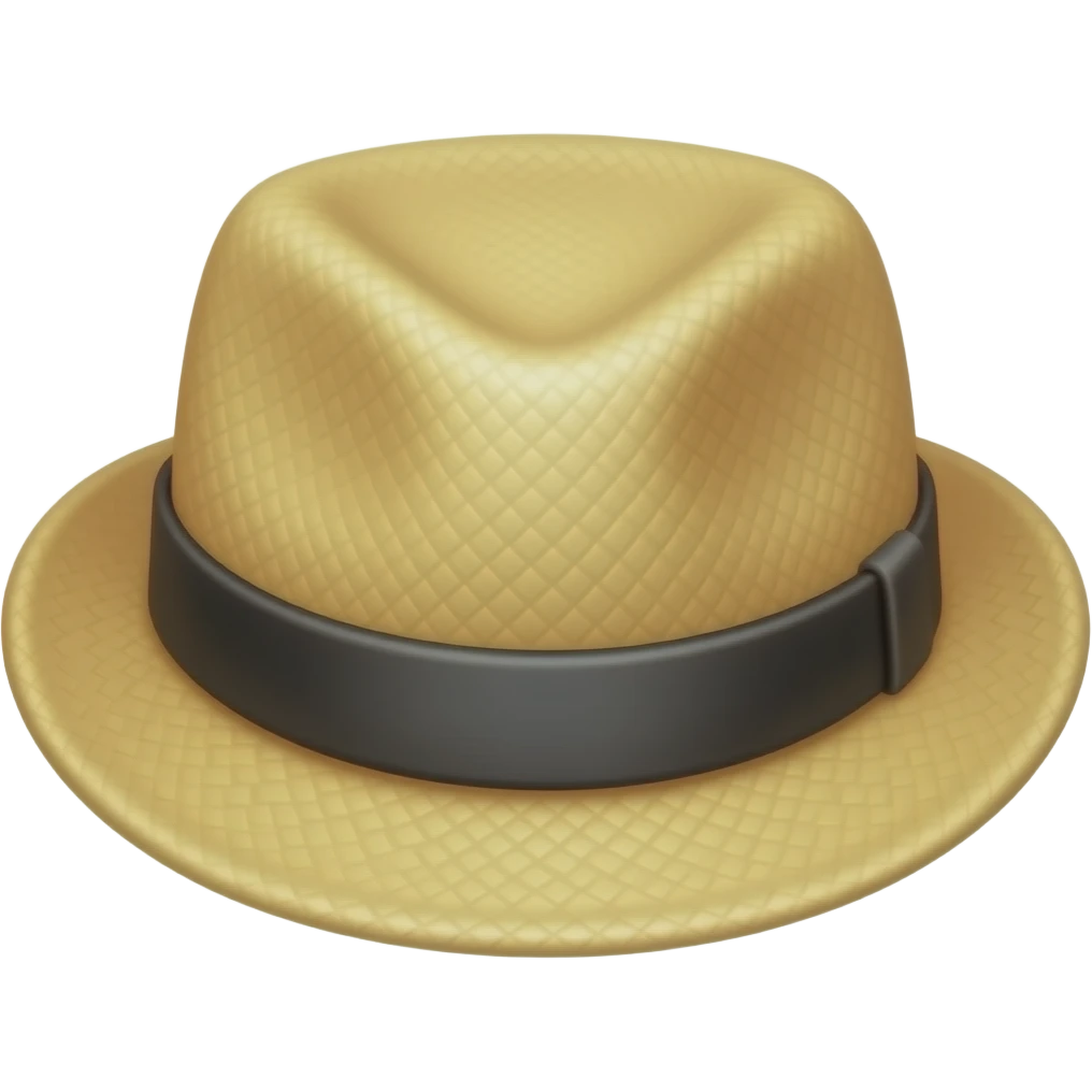 Straw hat emoji
