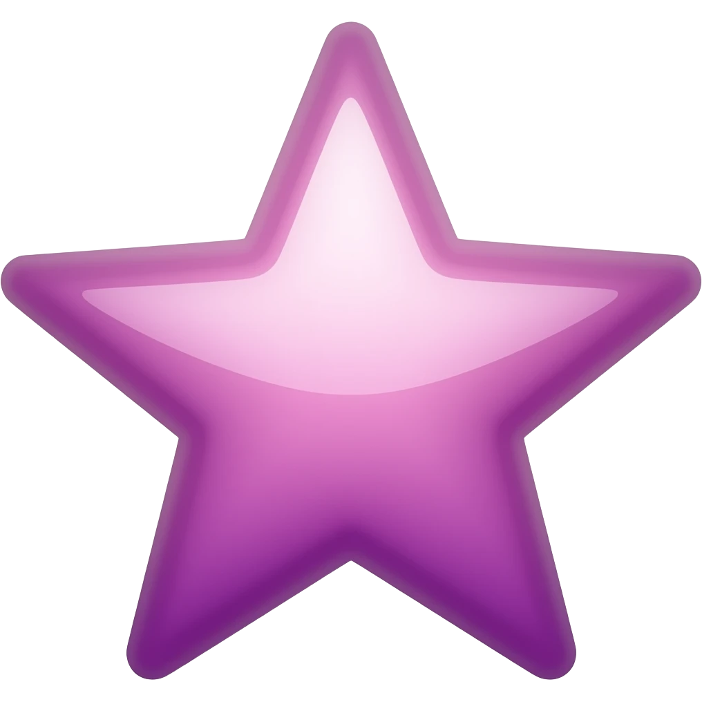 purple-pink shooting star emoji